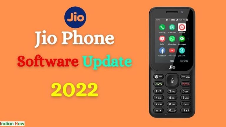 Jio phone software update kaise karein