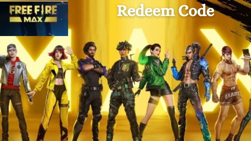 Free fire max redeem code today