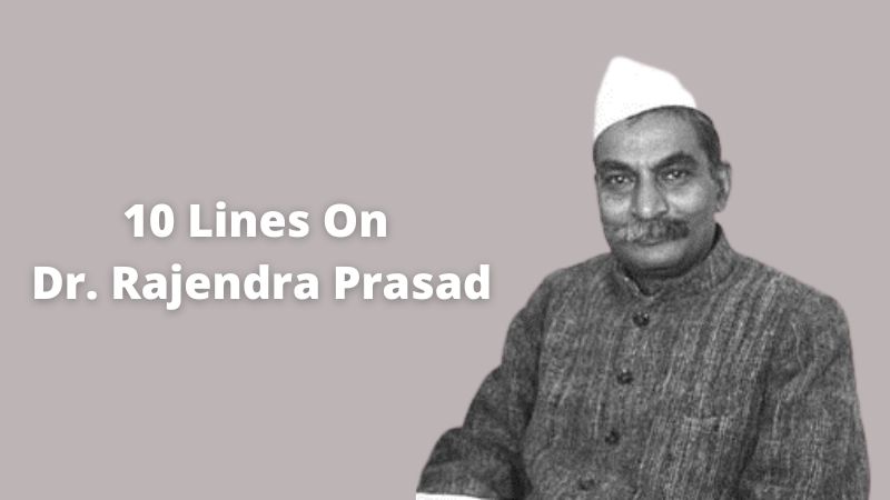 10 lines on rajendra prasad in hindi