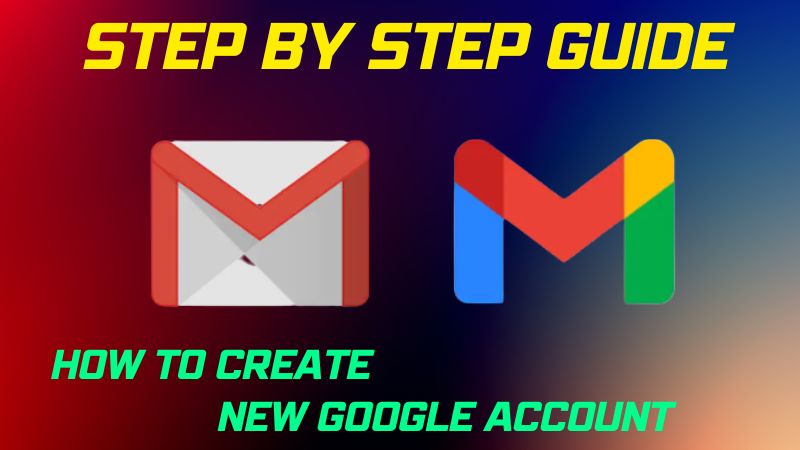 Create a new google account
