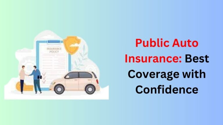 Public Auto Insurance