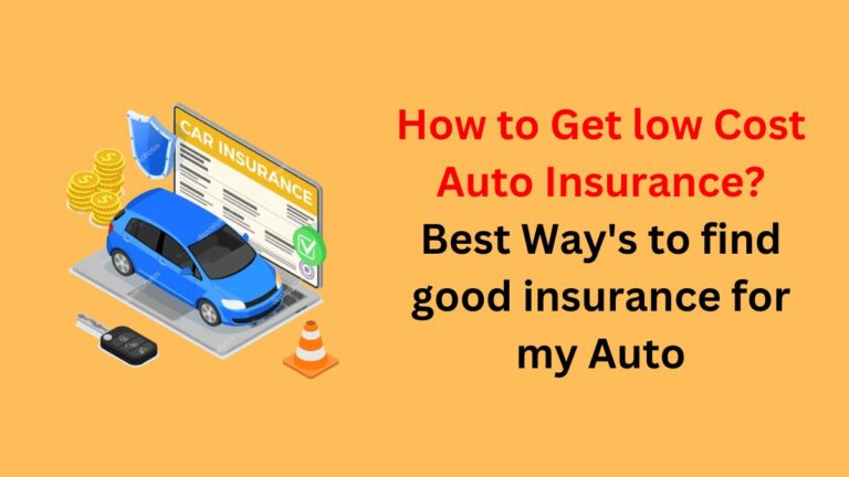 low Cost Auto Insurance