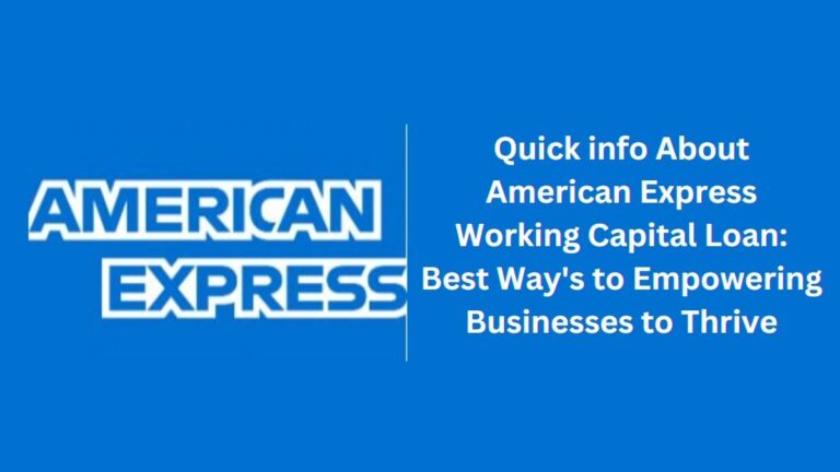 American Express Working Capital Loan